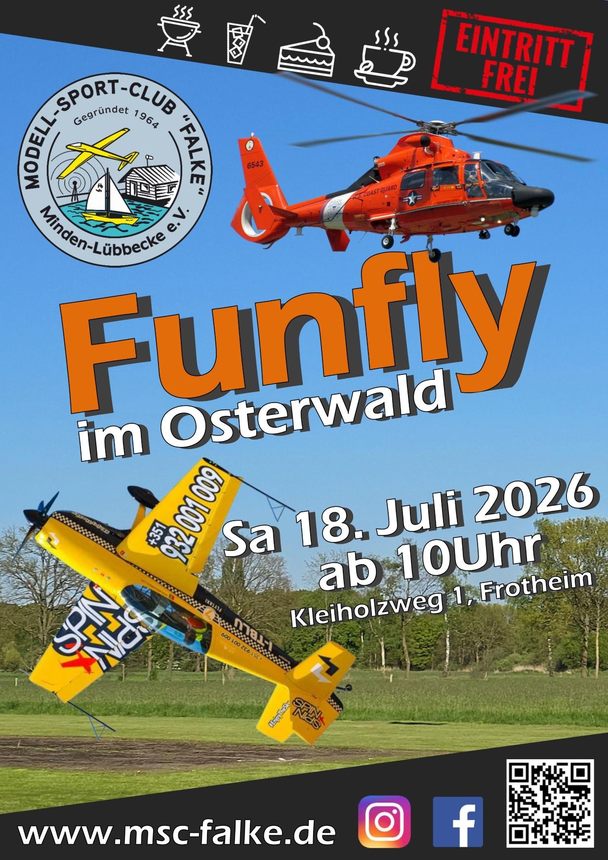 Funfly des MSC "Falke"